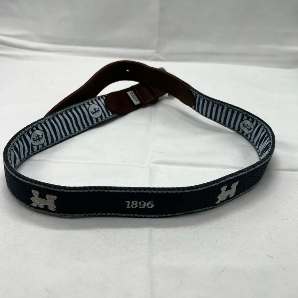Peter Miller vintage logo belt train embroidery 39” long